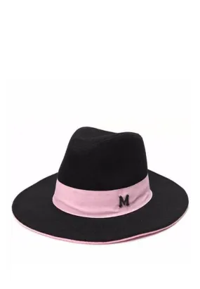 หมวกวูลปีกกวางสองสีตัว M - Fashion Wide brim wool hat
