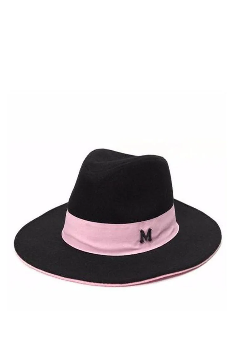 หมวกวูลปีกกวางสองสีตัว M - Fashion Wide brim wool hat