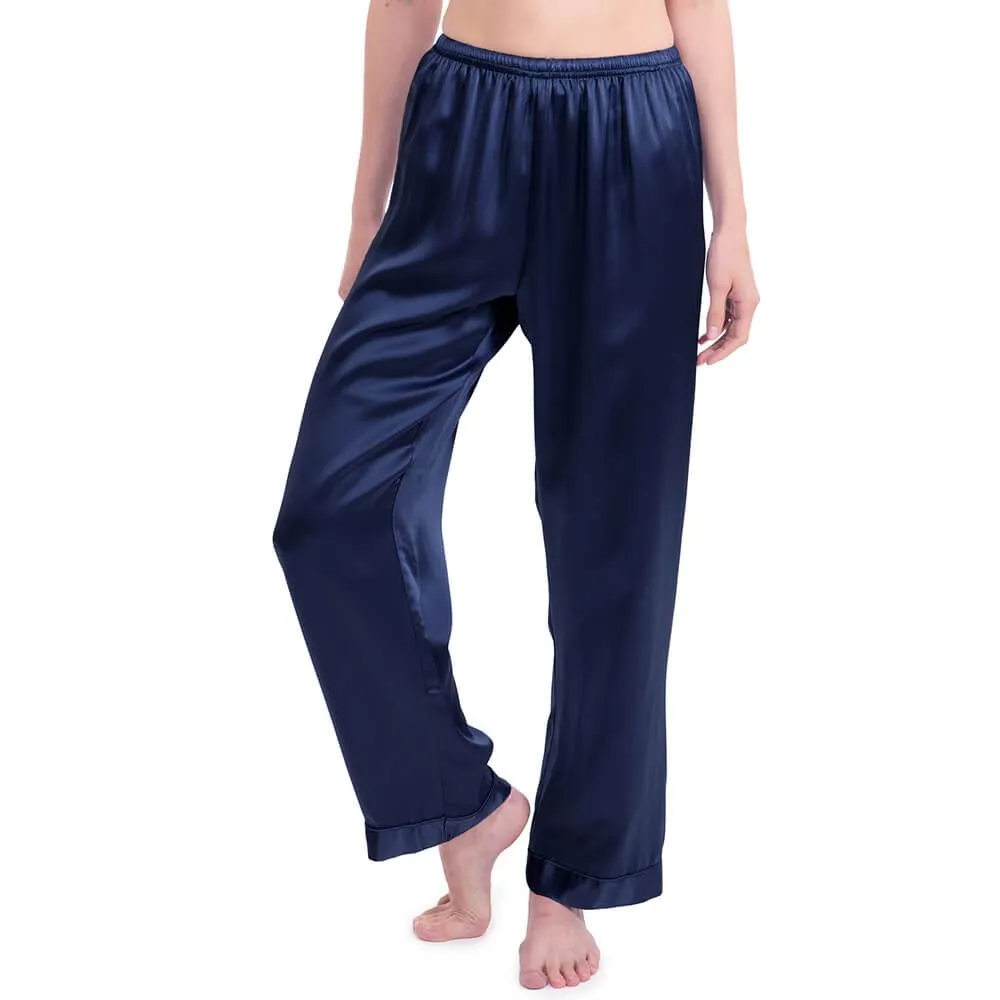 100% Silk Pajama Long Pant For Women