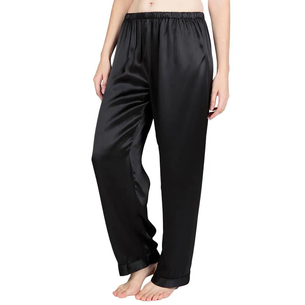 100% Silk Pajama Long Pant For Women