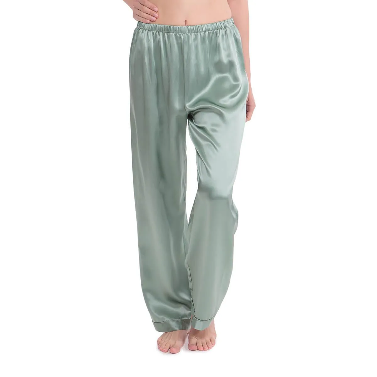 100% Silk Pajama Long Pant For Women