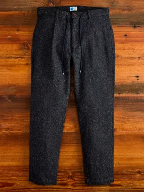 Indigo 12oz Denim Tweed Easy Tapered Pants