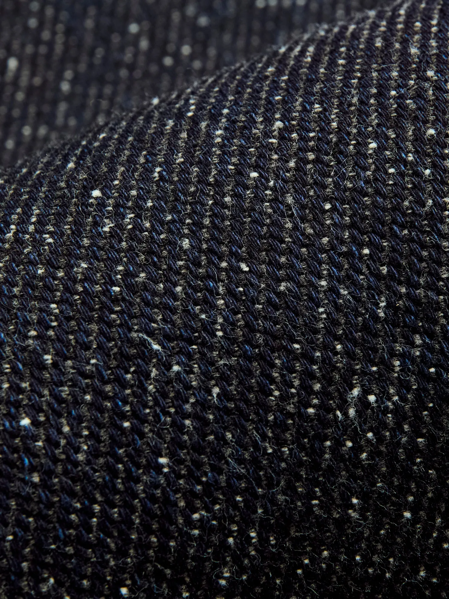 Indigo 12oz Denim Tweed Easy Tapered Pants