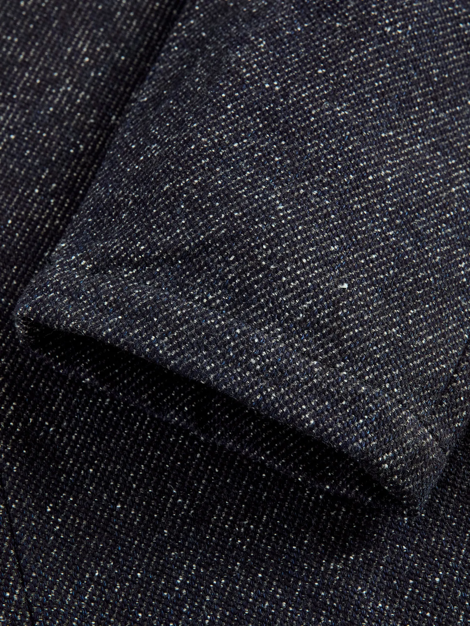Indigo 12oz Denim Tweed Easy Tapered Pants