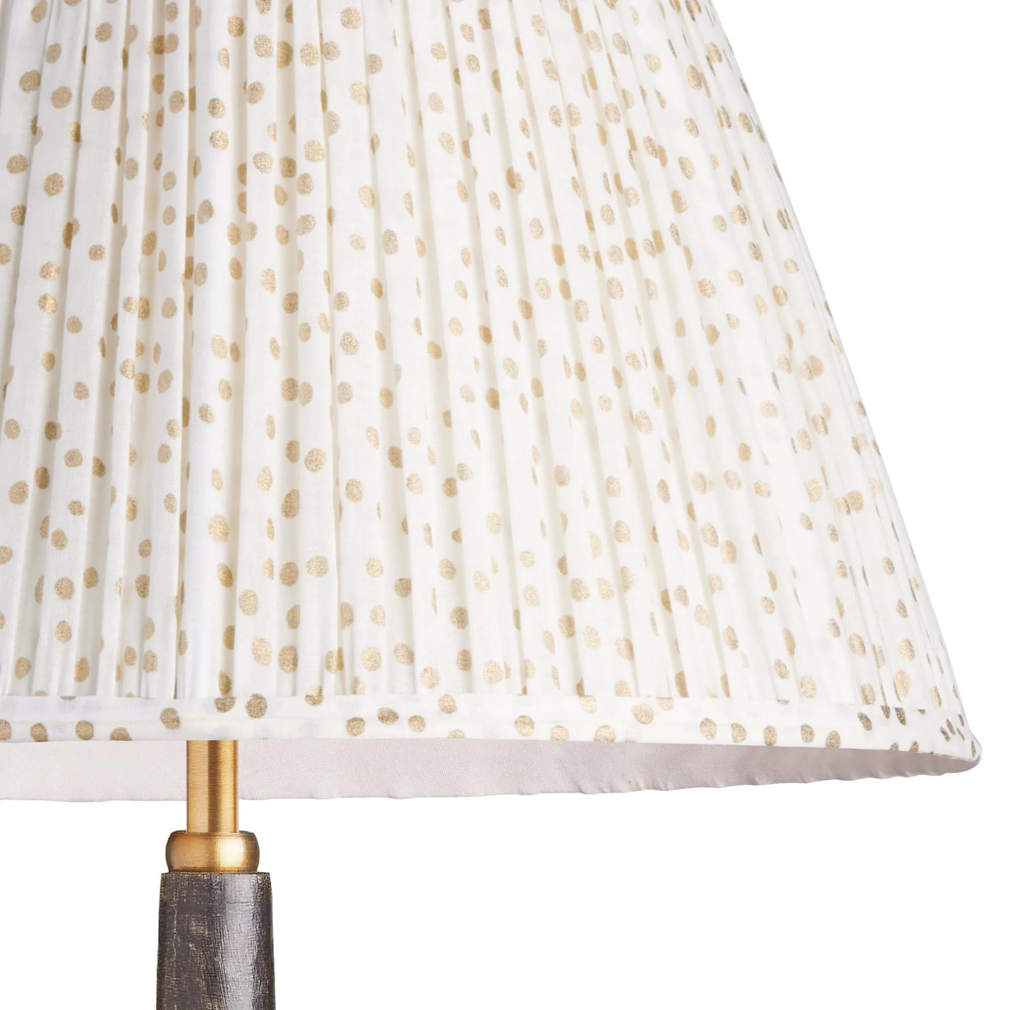 20cm empire shade in gold dotty