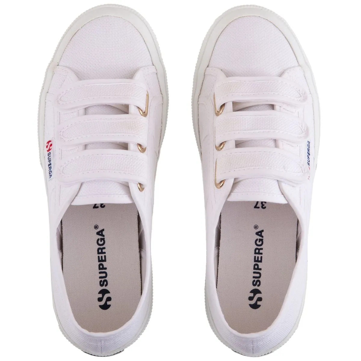 2750 Cot3strapu White Pale Gold
