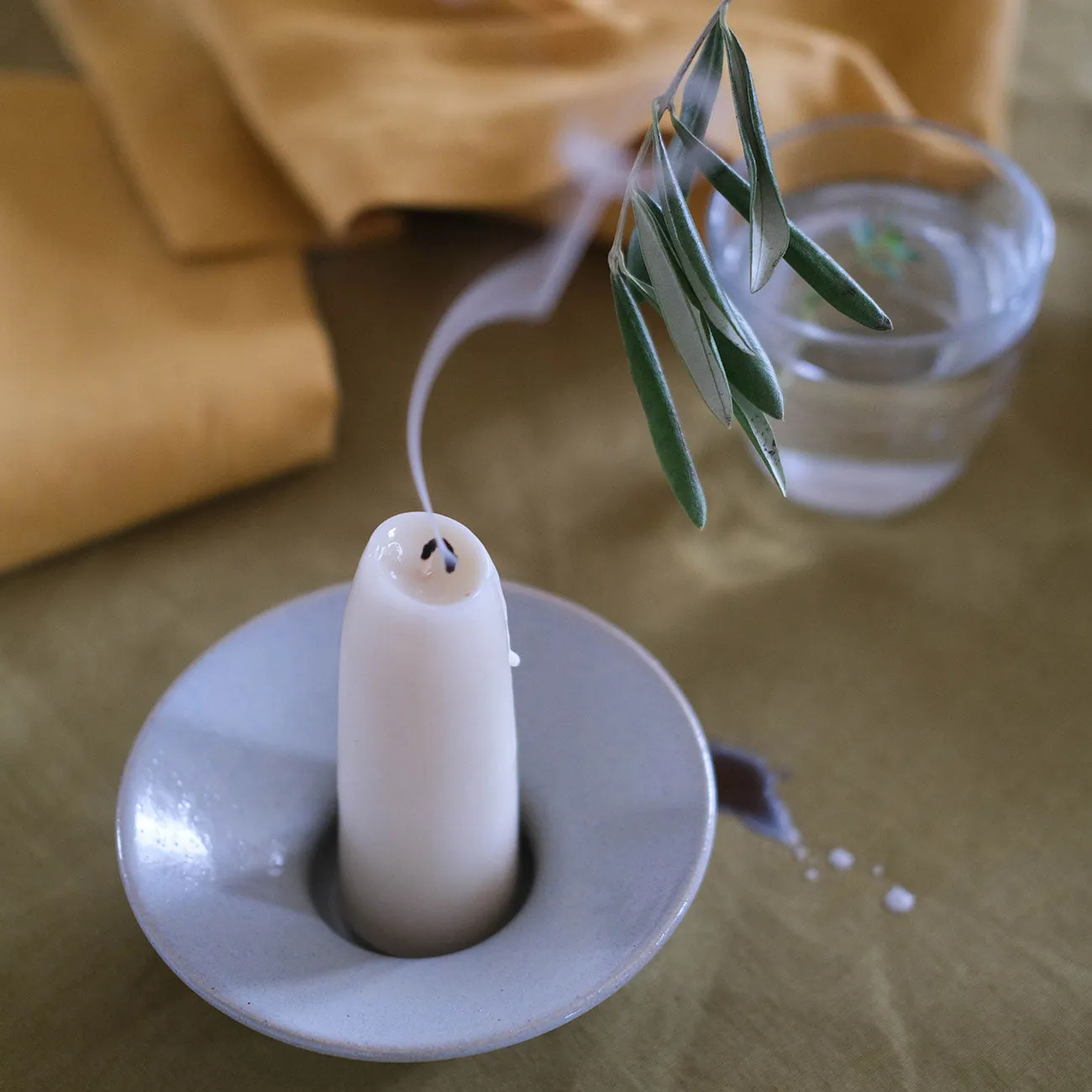 2pk Beeswax Stubby Candle Mother's Milk
