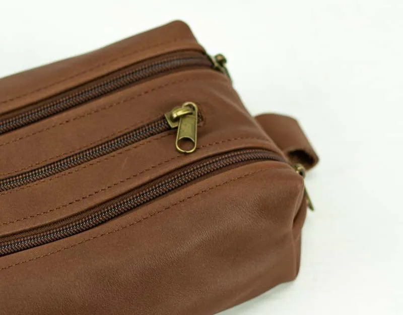 2Rec case - Chocolate brown leather