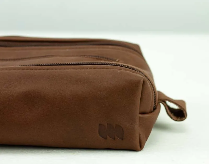 2Rec case - Chocolate brown leather