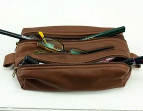 2Rec case - Chocolate brown leather