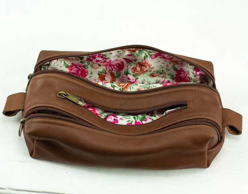 2Rec case - Chocolate brown leather