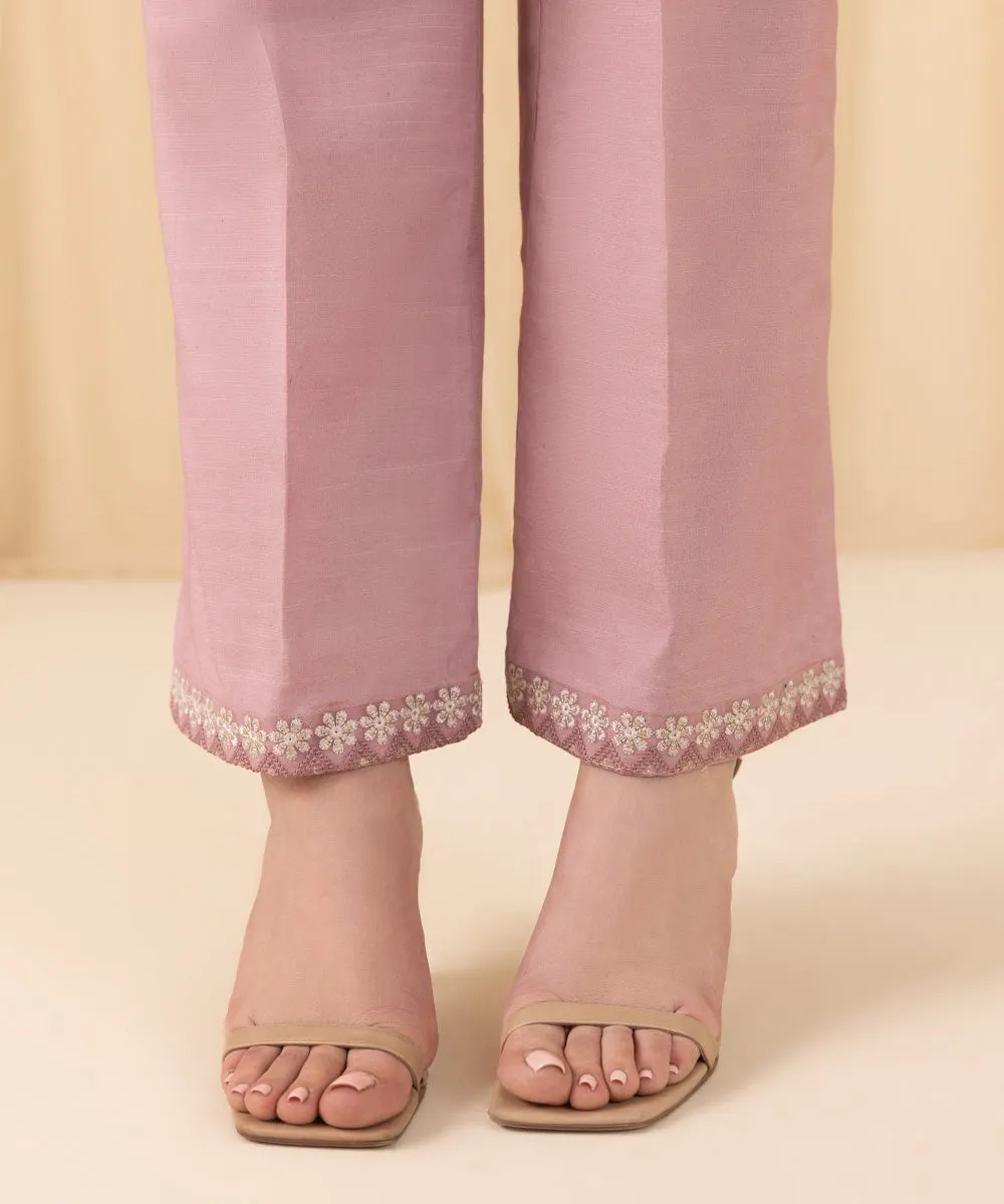 3 Piece -  Embroidered Georgette Chiffon Suit