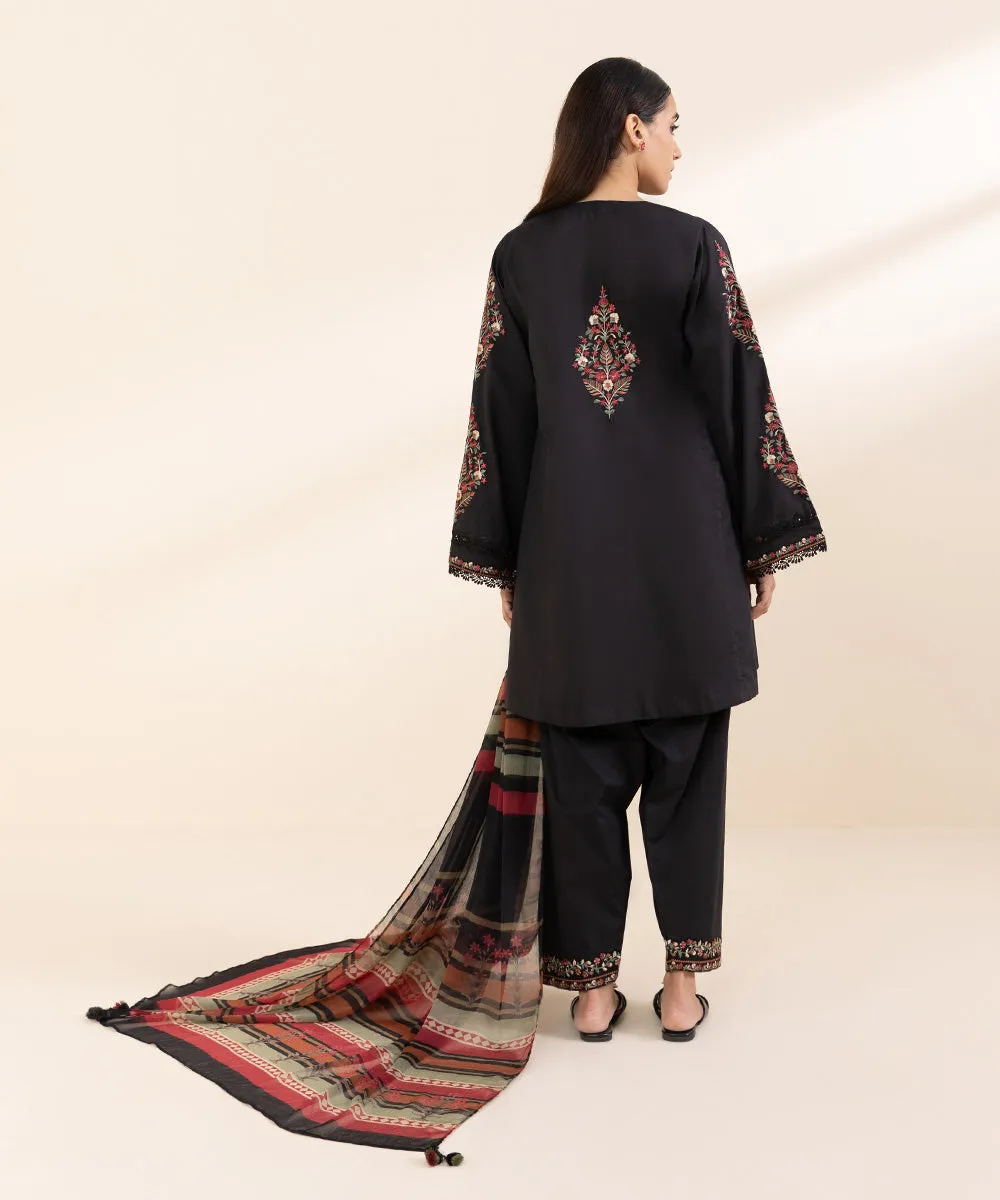 3 Piece - Embroidered Lawn Suit