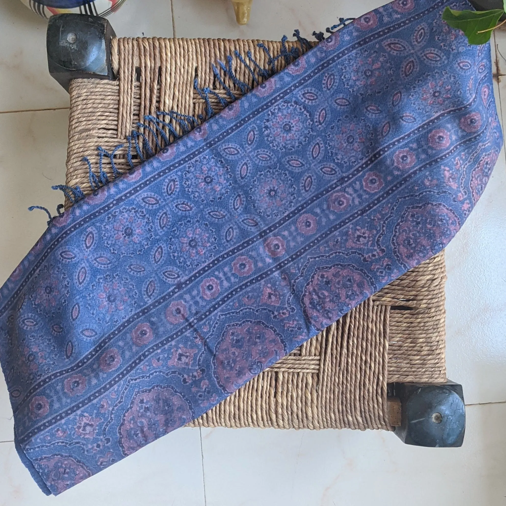 Ajrakh Woolen Stole