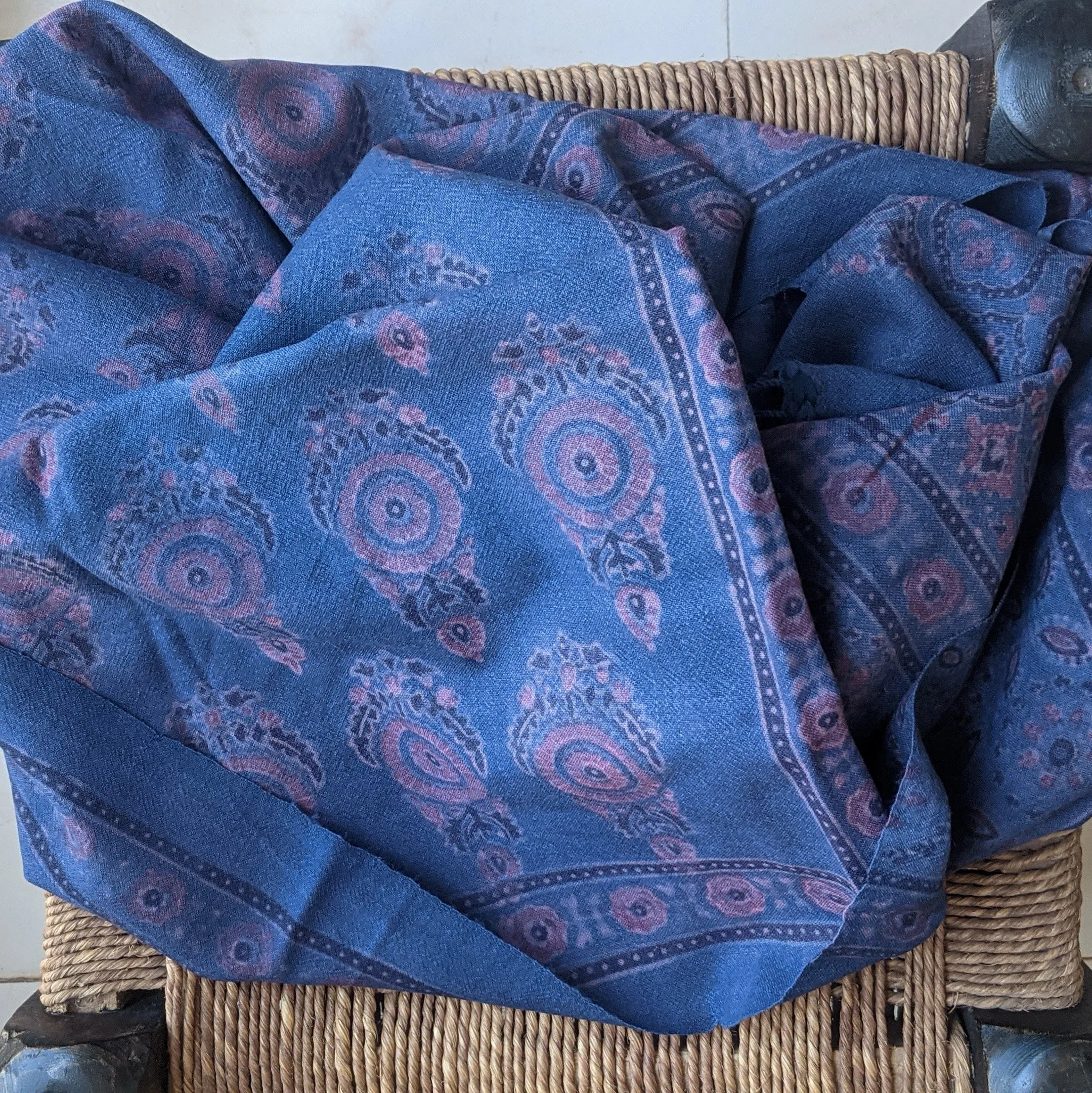 Ajrakh Woolen Stole