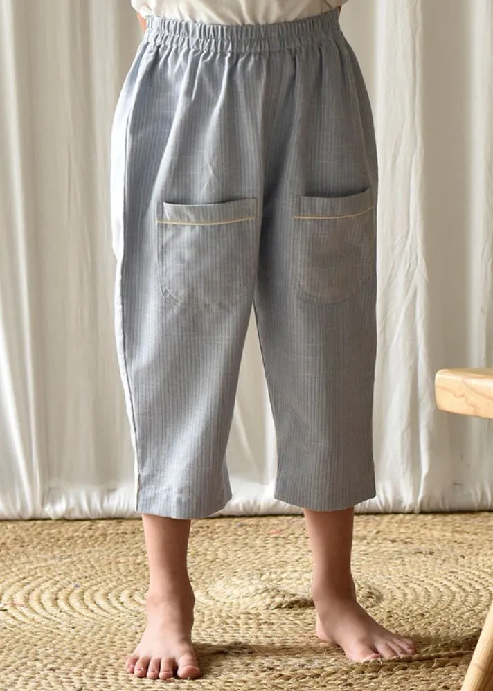 Stylish Ash-Striped Pants for Casual Wear