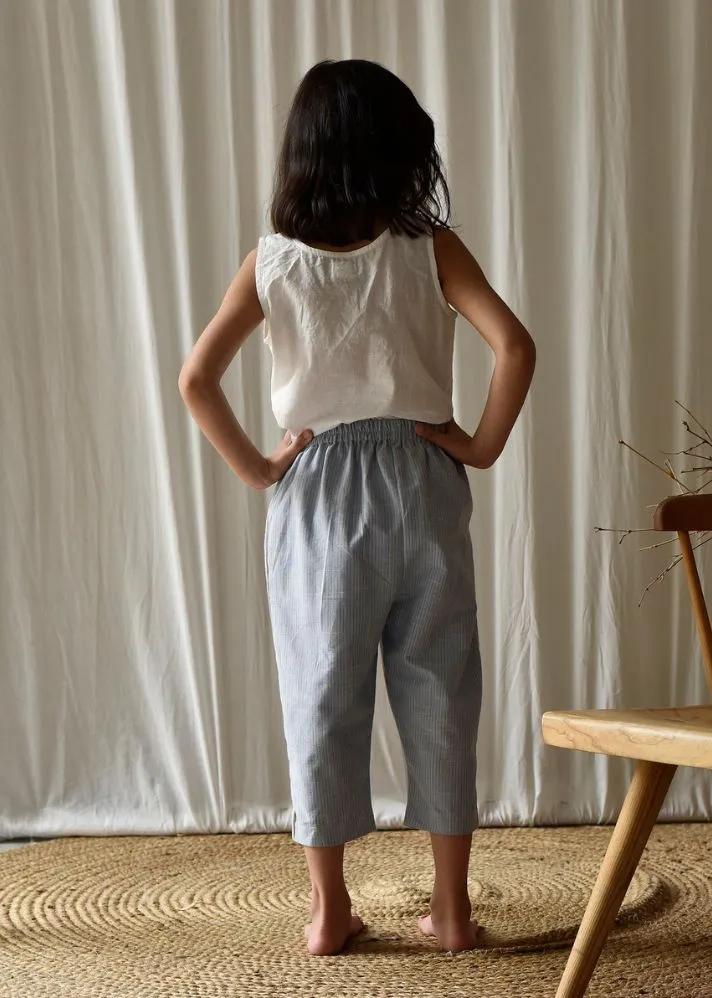 Stylish Ash-Striped Pants for Casual Wear