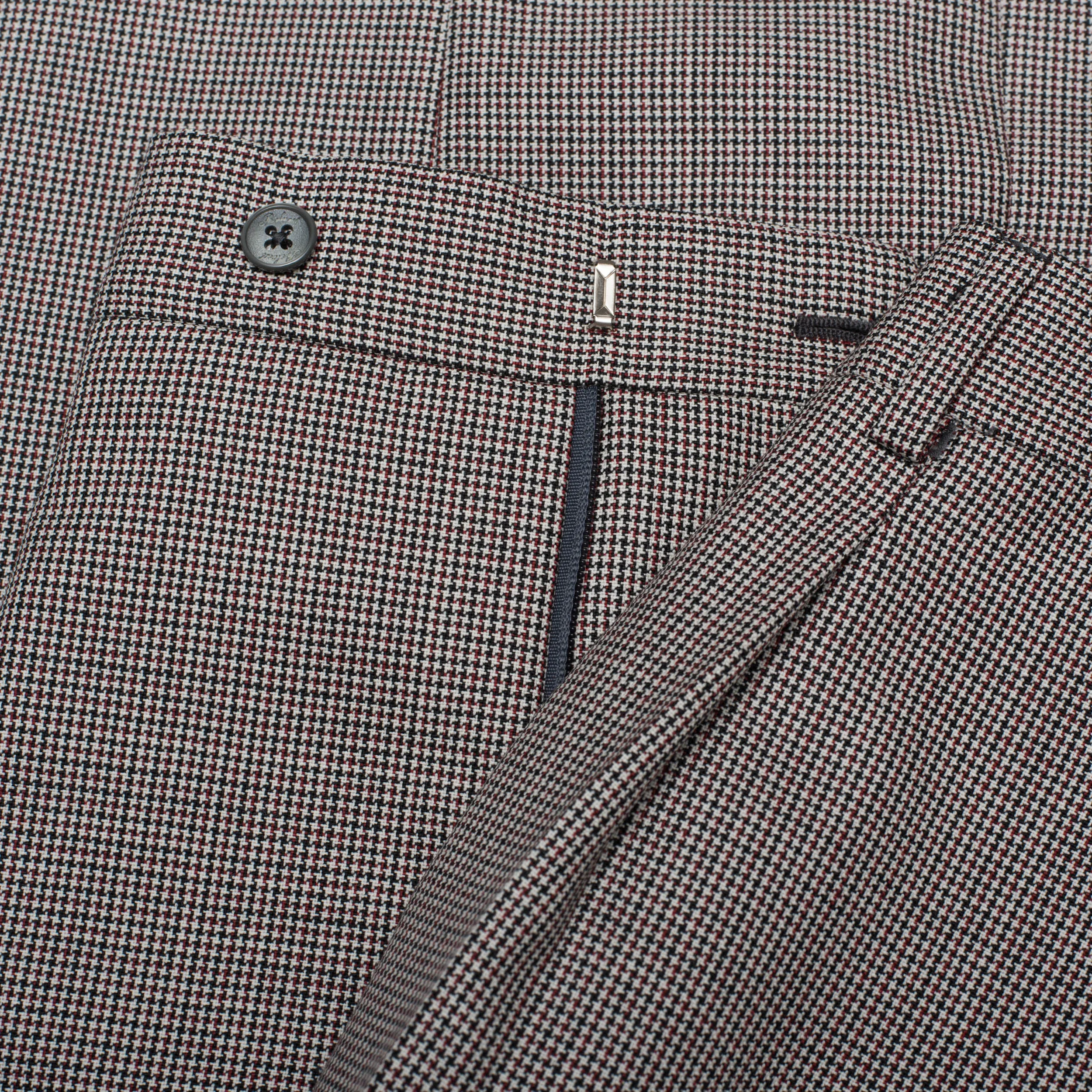 BELVEST Handmade in Italy Gray Geometric Wool EU 46 NEW US 36