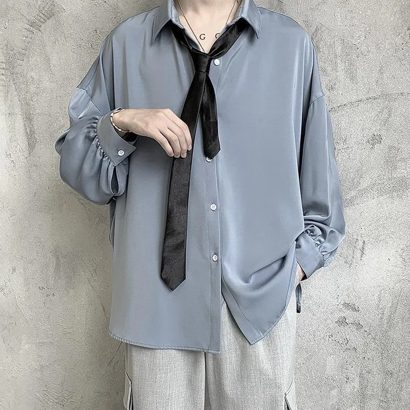 Black Long-sleeved Shirts Men