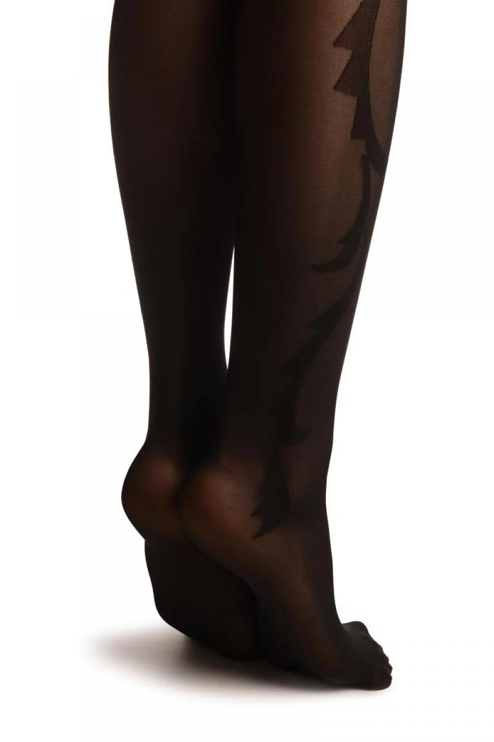 Black With Striped Top & Side Sketches