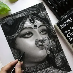 Brustro Woodless Charcoal Pencils Set Of 6