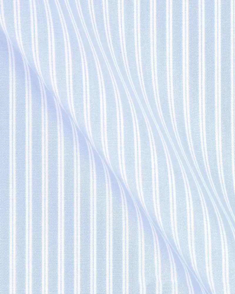 Canclini Argento Light Blue Stripe Shirt 3030.w060.0001.f03