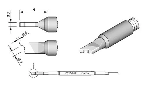 Cartridge Pin/Wire Ø1-10PK