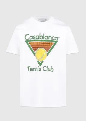 CASABLANCA: TENNIS CLUB TEE [WHITE]