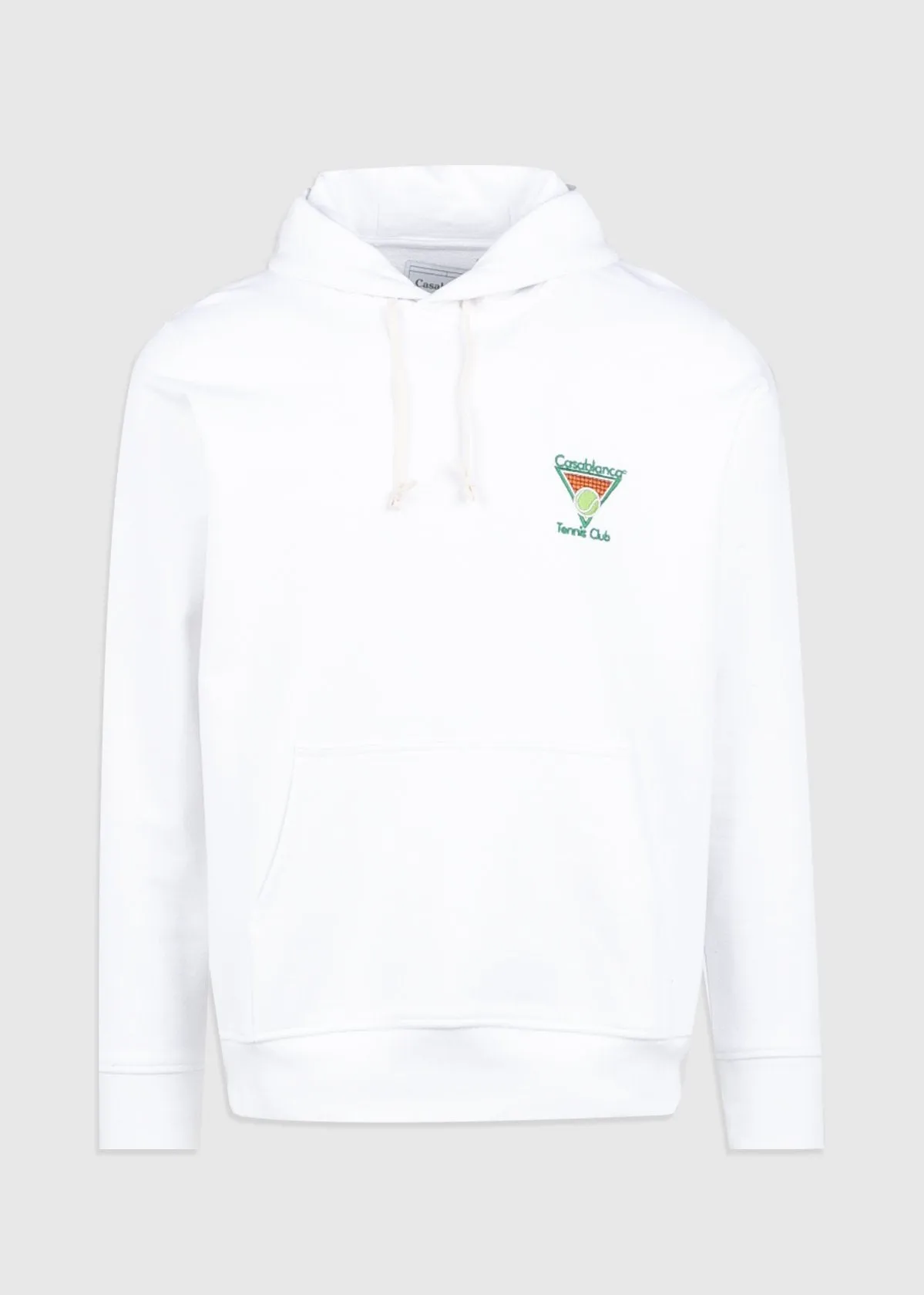 CASABLANCA: TENNIS HOODIE [WHITE]