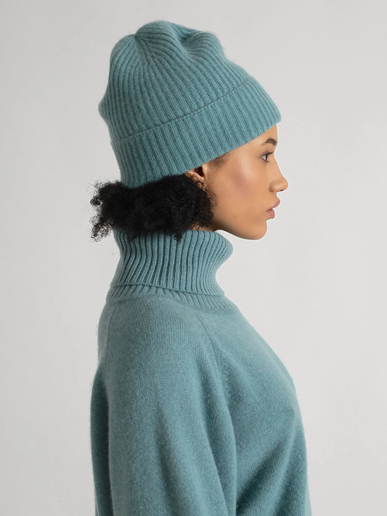 Cashmere beanie "Elli" - arctic