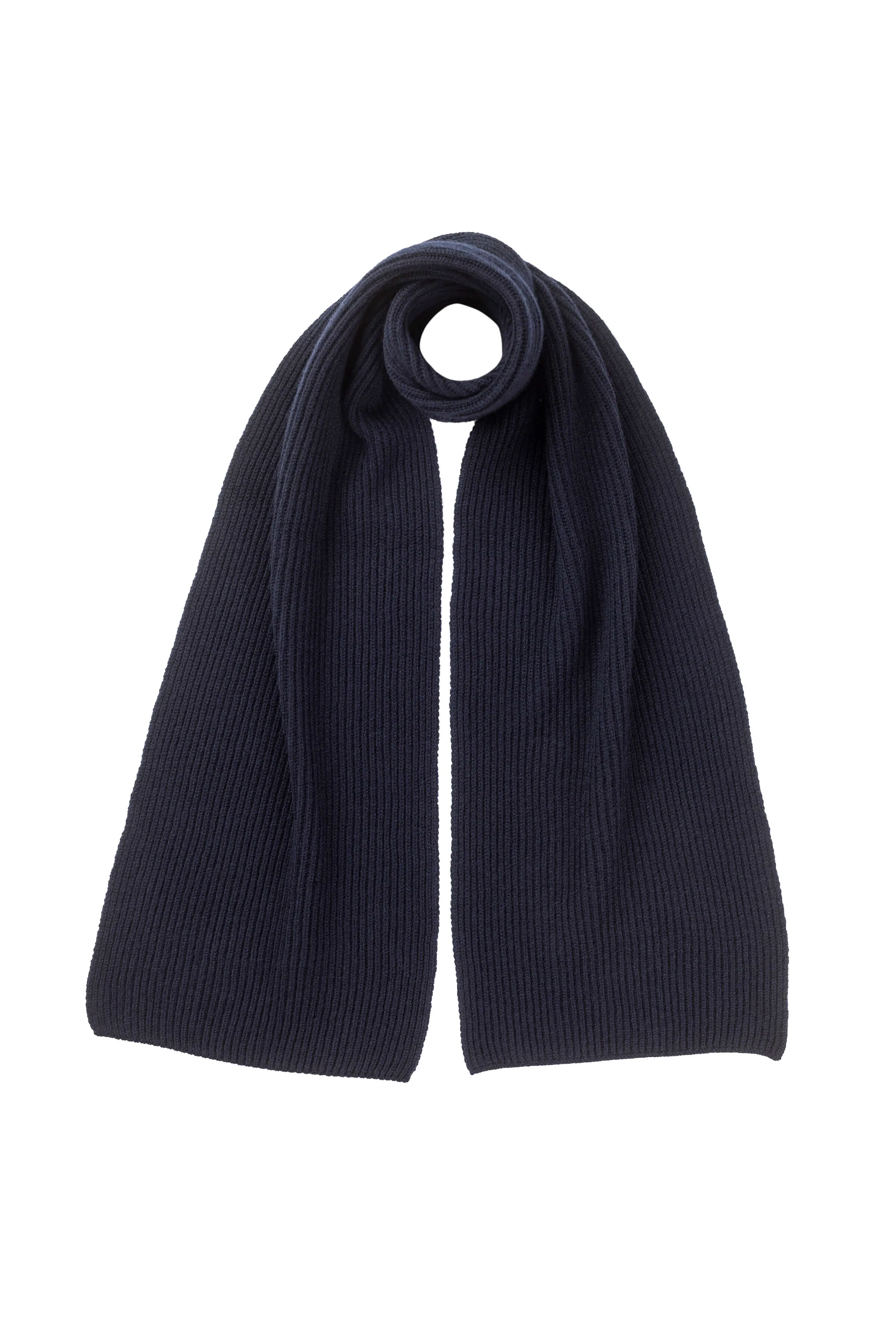 Cashmere Ribbed Scarf