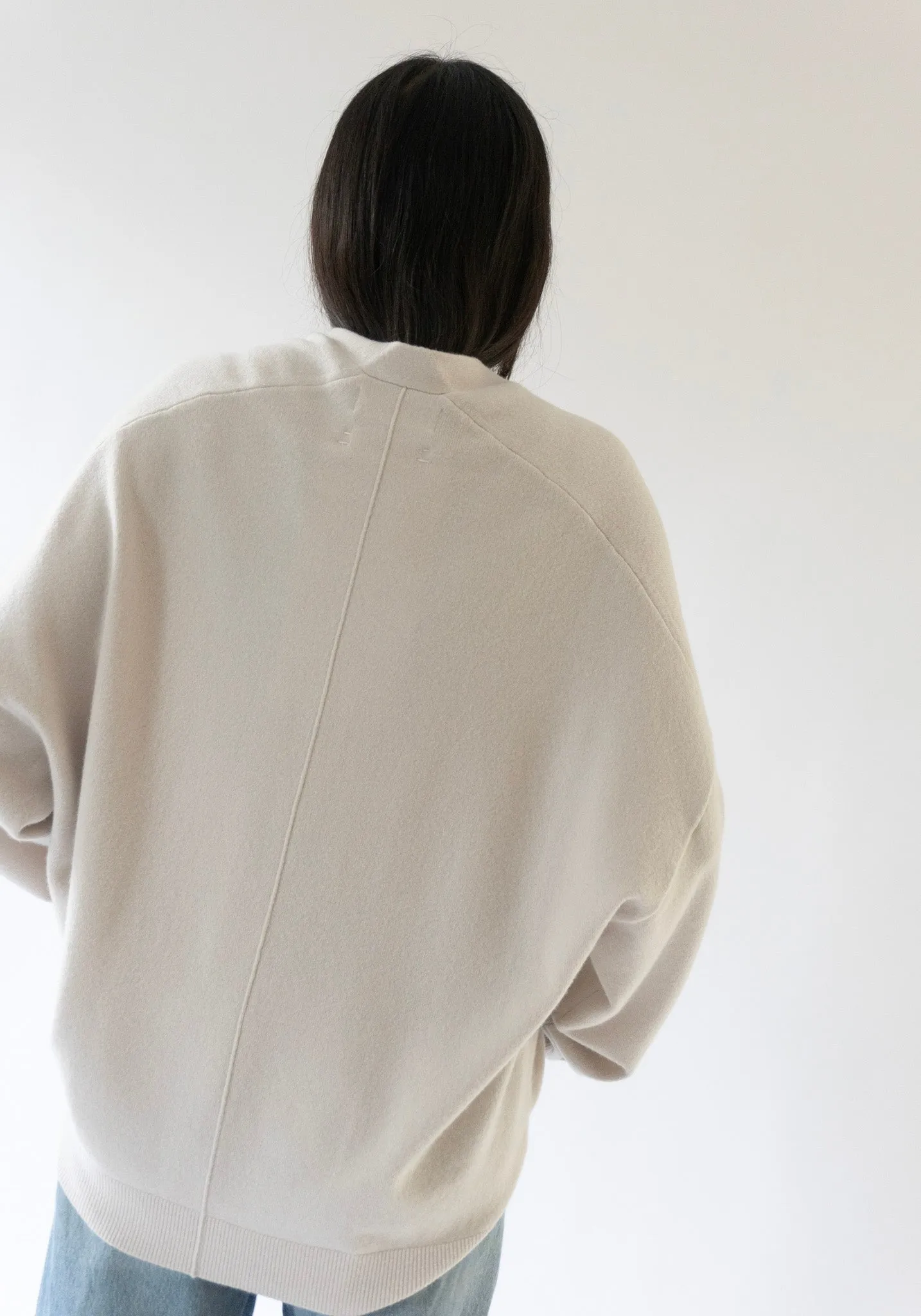 Cashmere Tokio Cardigan in Chalk