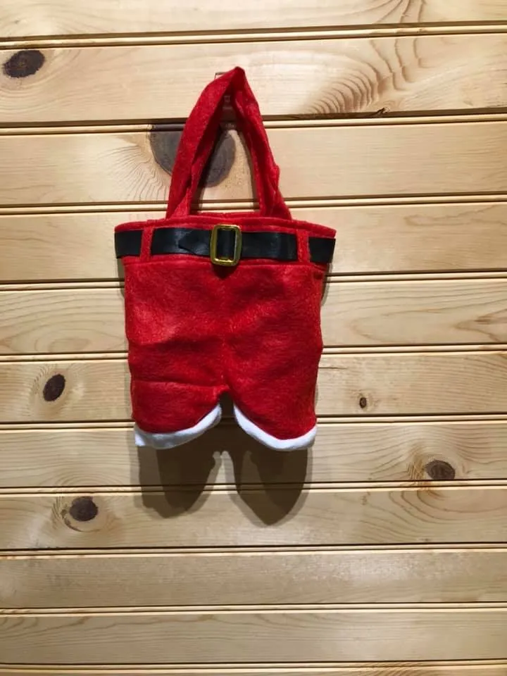 Christmas Stocking - CS100 - Small Santa Pants Stocking