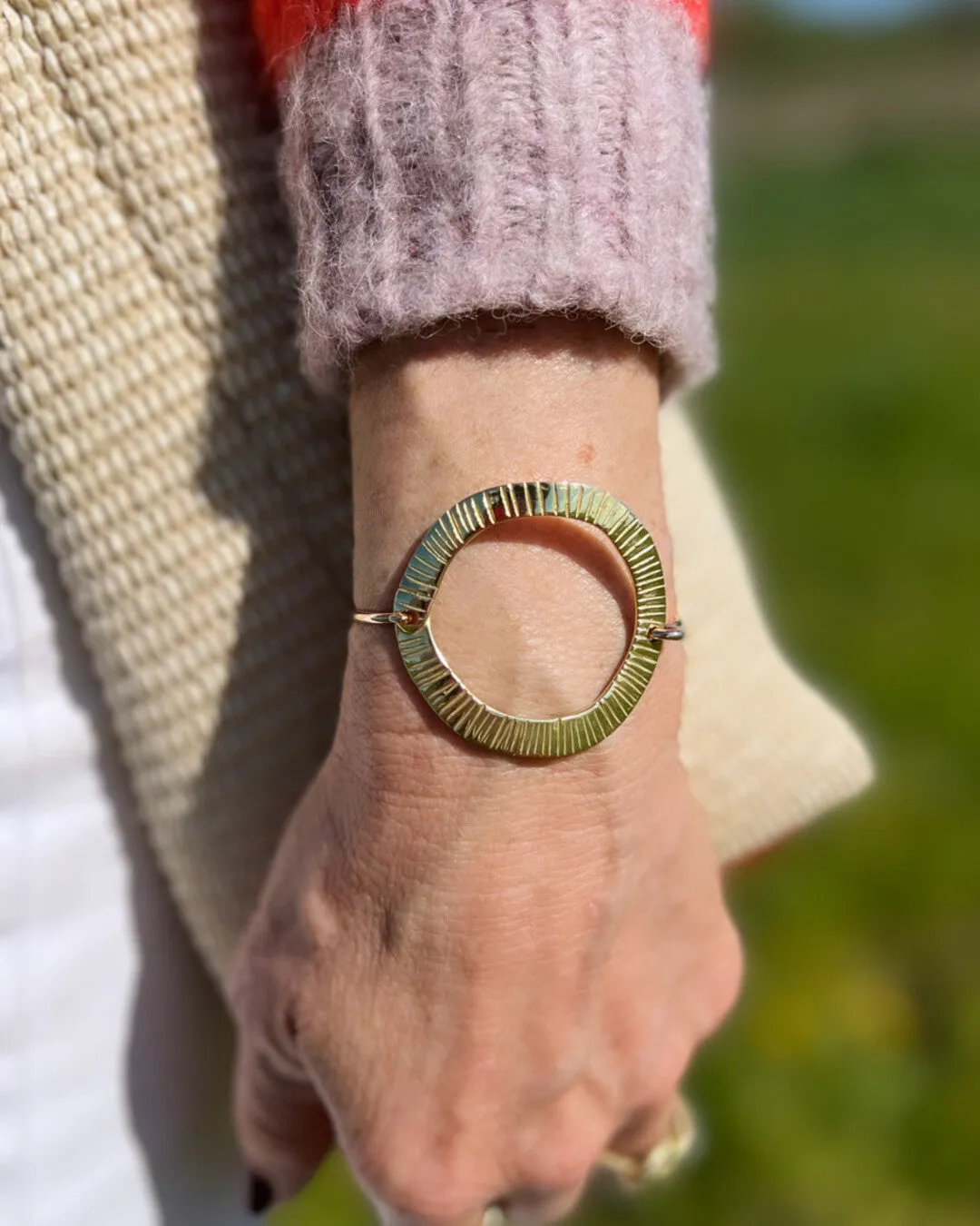 Circle Striped Bracelet