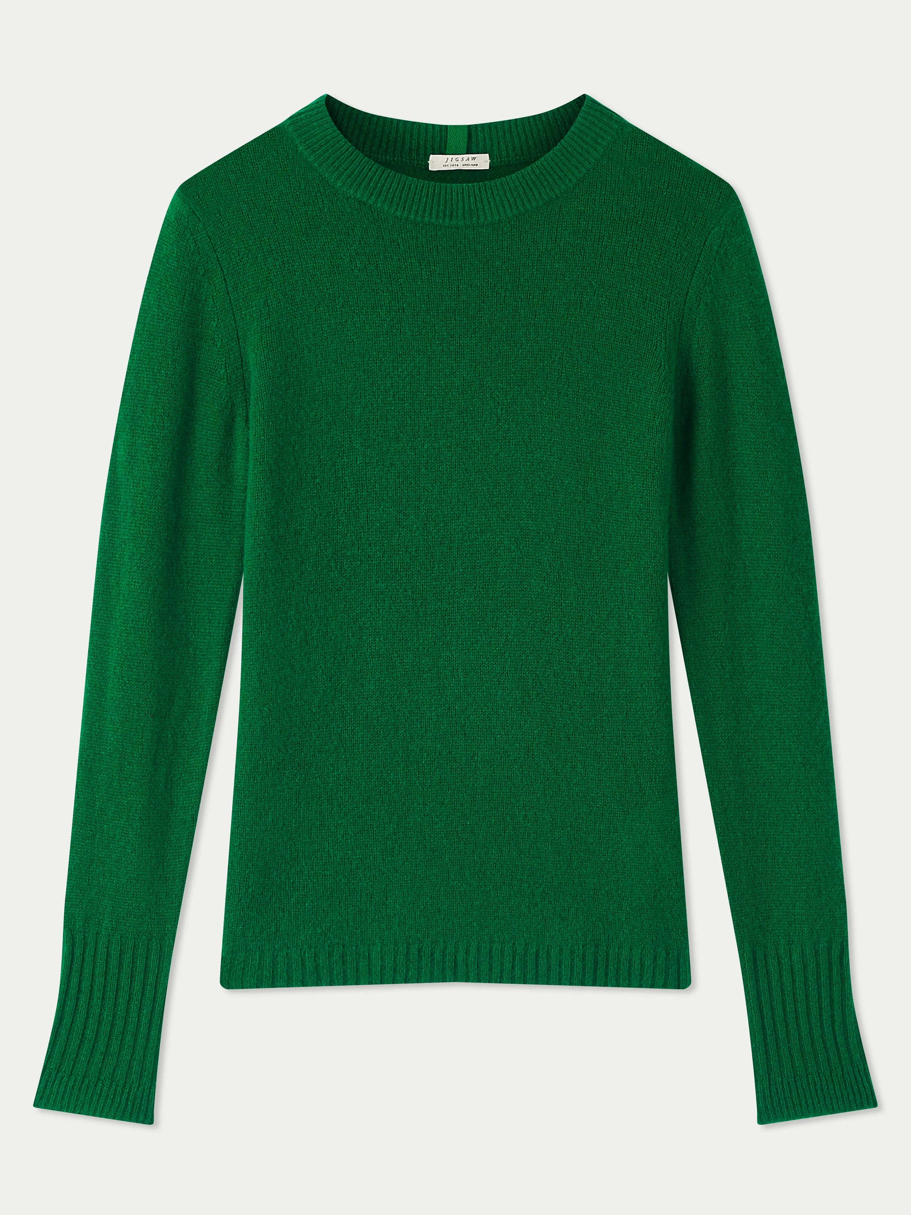 Cloud Cashmere Crew Jumper | Green