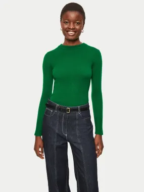 Cloud Cashmere Crew Jumper | Green