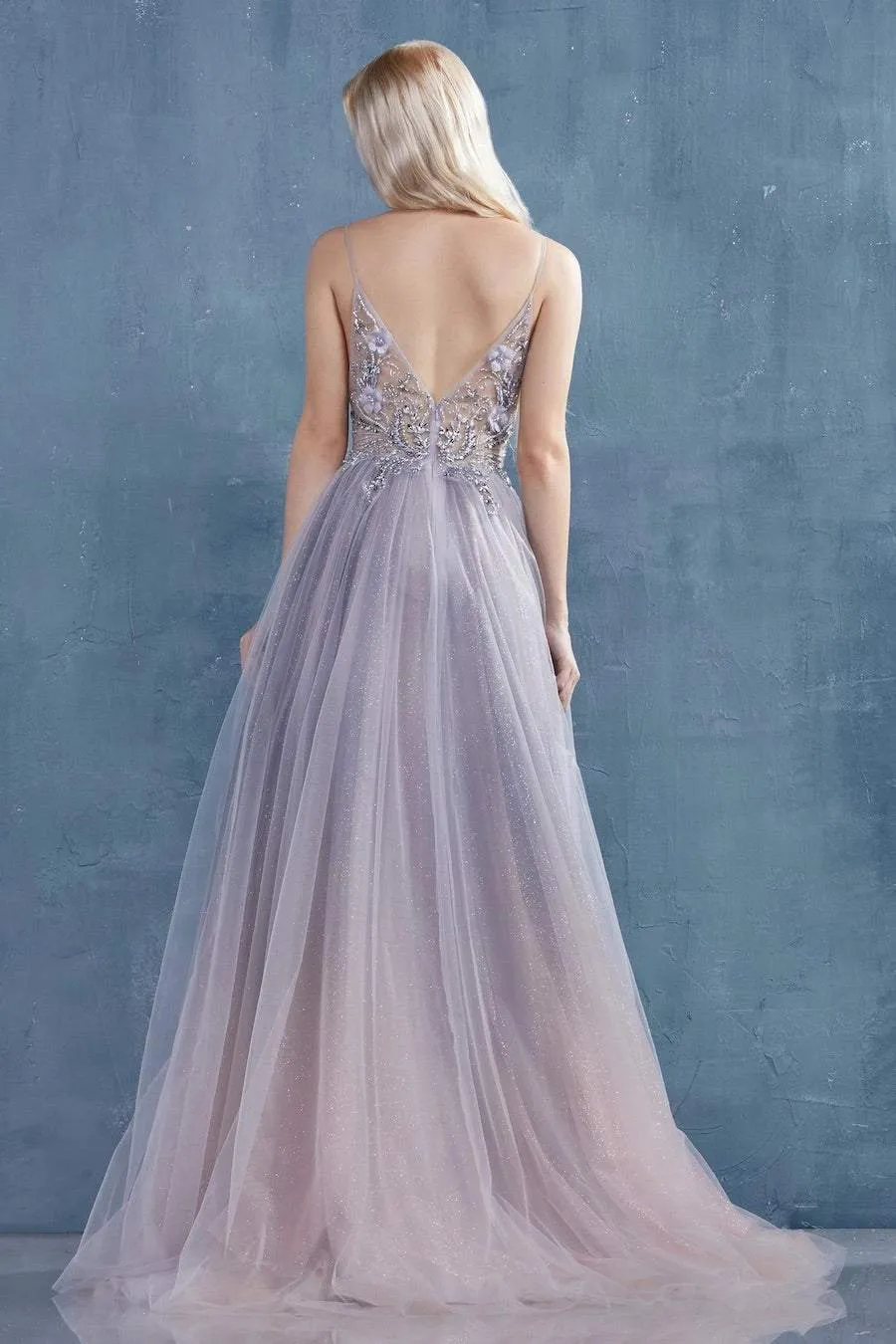 Cob Blue Evening Dress