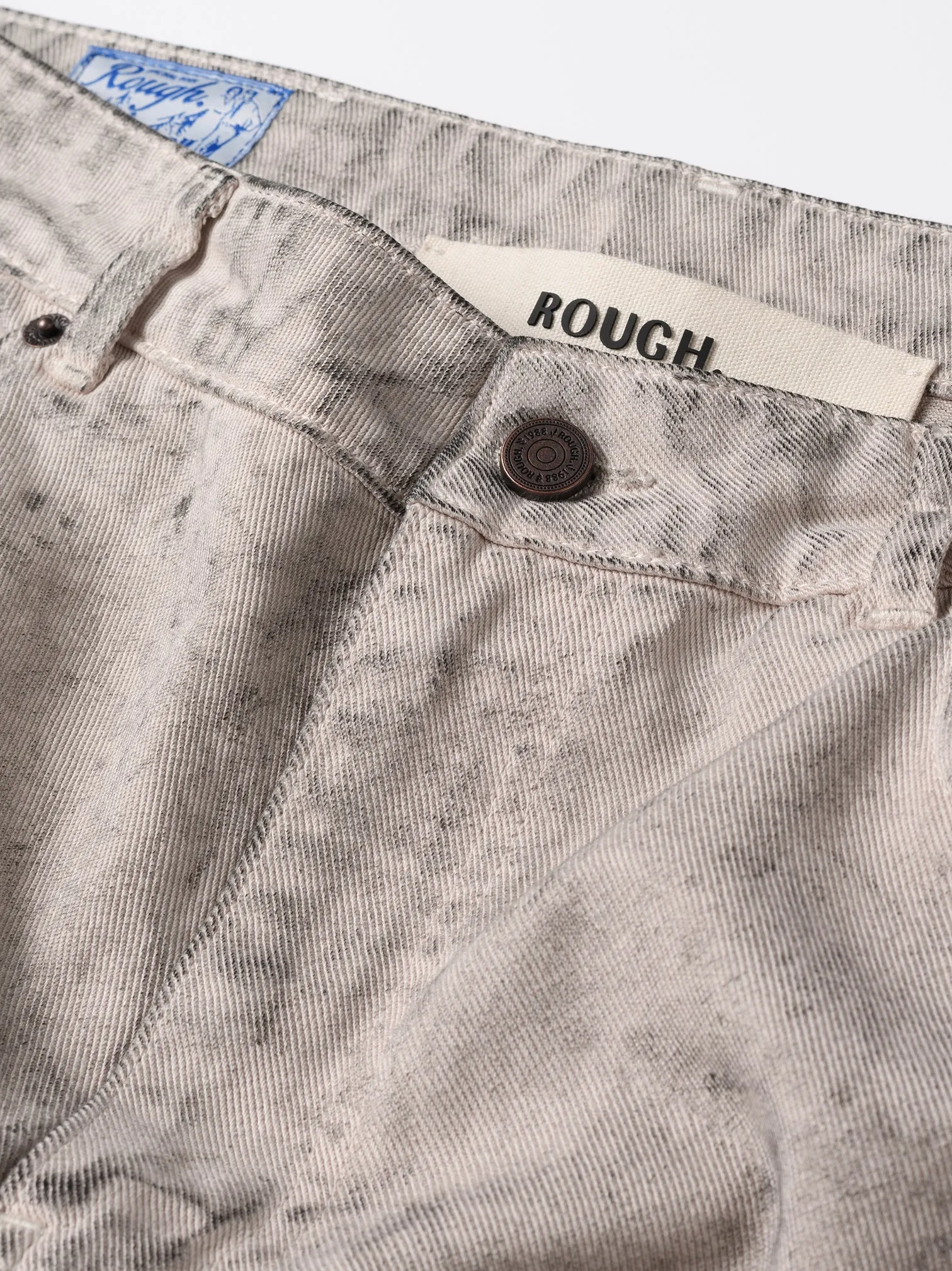 DEBOSSED DENIM PANTS