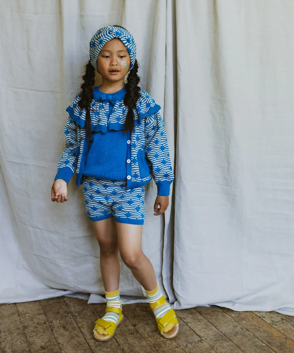 Diamond Shorts - Cerulean Blue