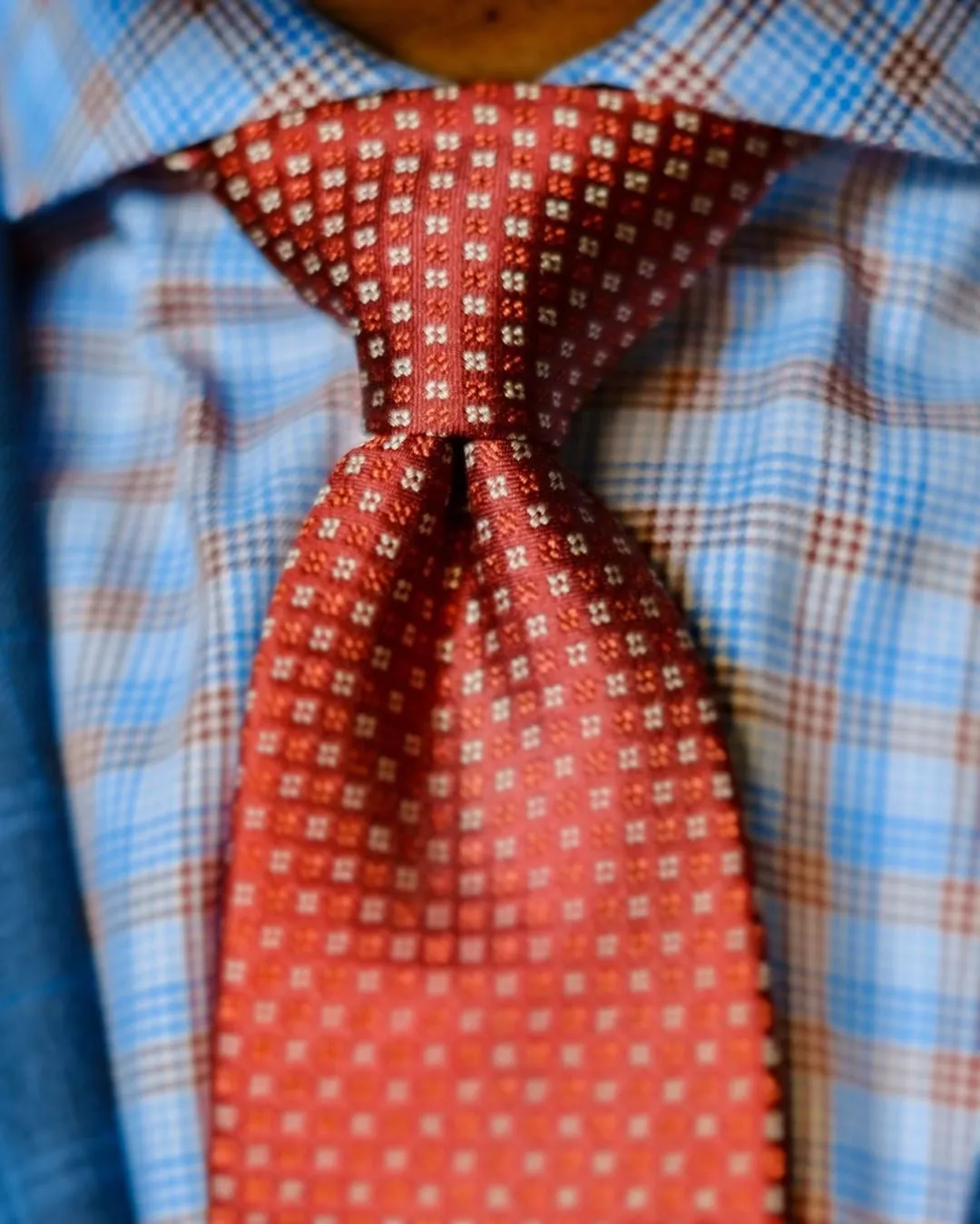 Dorchester Foulard Silk Tie, Burgundy Red / Silver