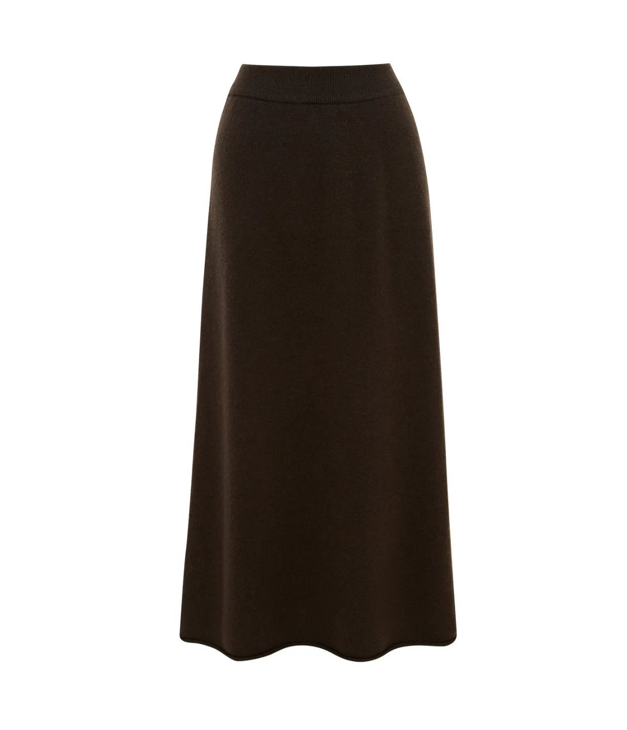 Elin Knitted Skirt in Wood