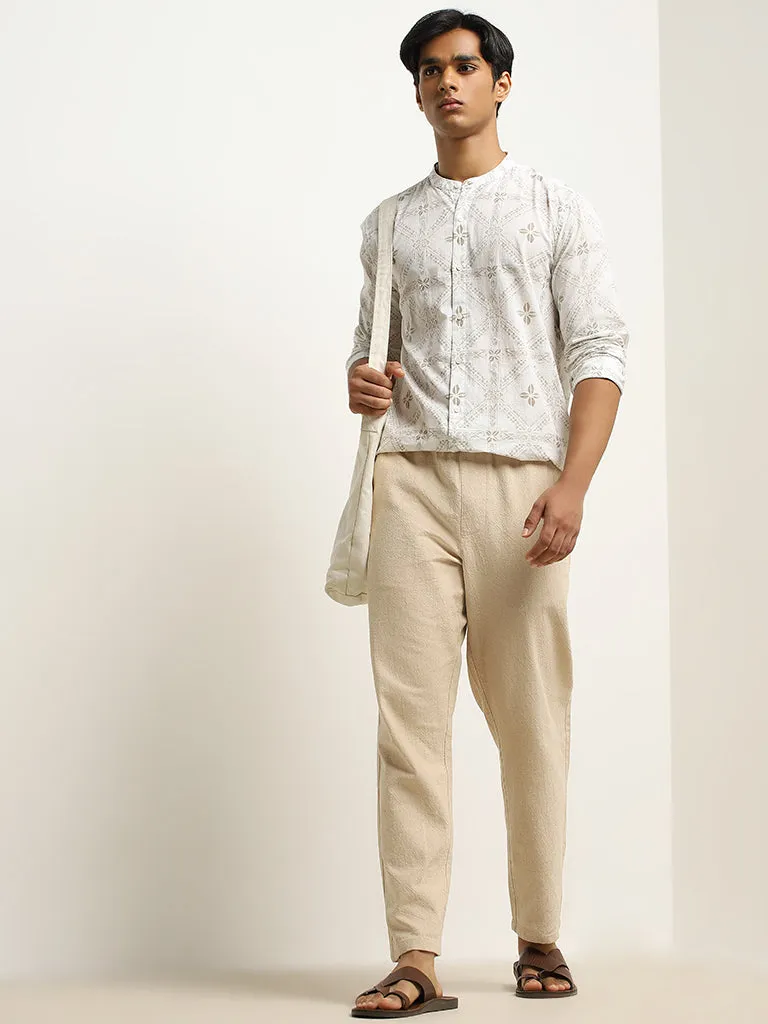 ETA Off-White Printed Resort-Fit Cotton Shirt