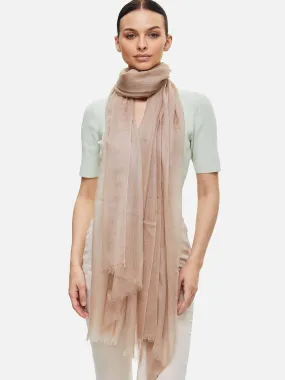 Featherlight Camel Cashmere Scarf