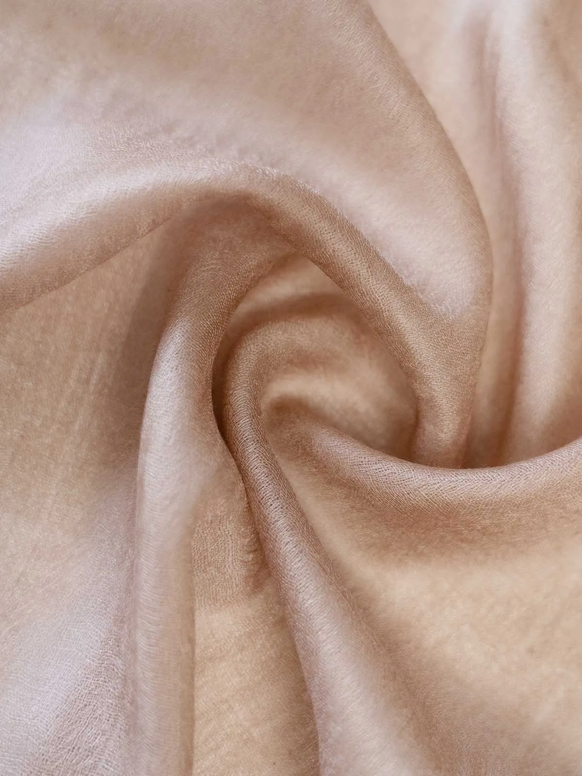 Featherlight Camel Cashmere Scarf
