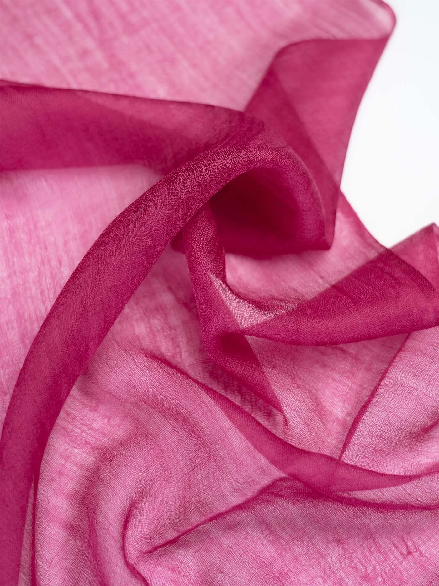Featherlight Magenta Cashmere Scarf