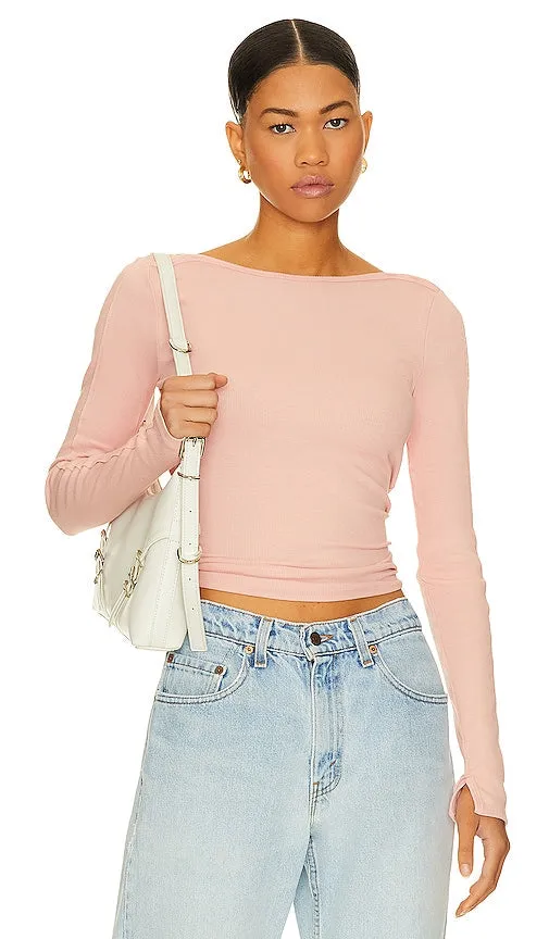 Free People x We The Free Unapologetic Top in Blush