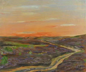 Haervejen Denmark Plein Air Landscape Painting
