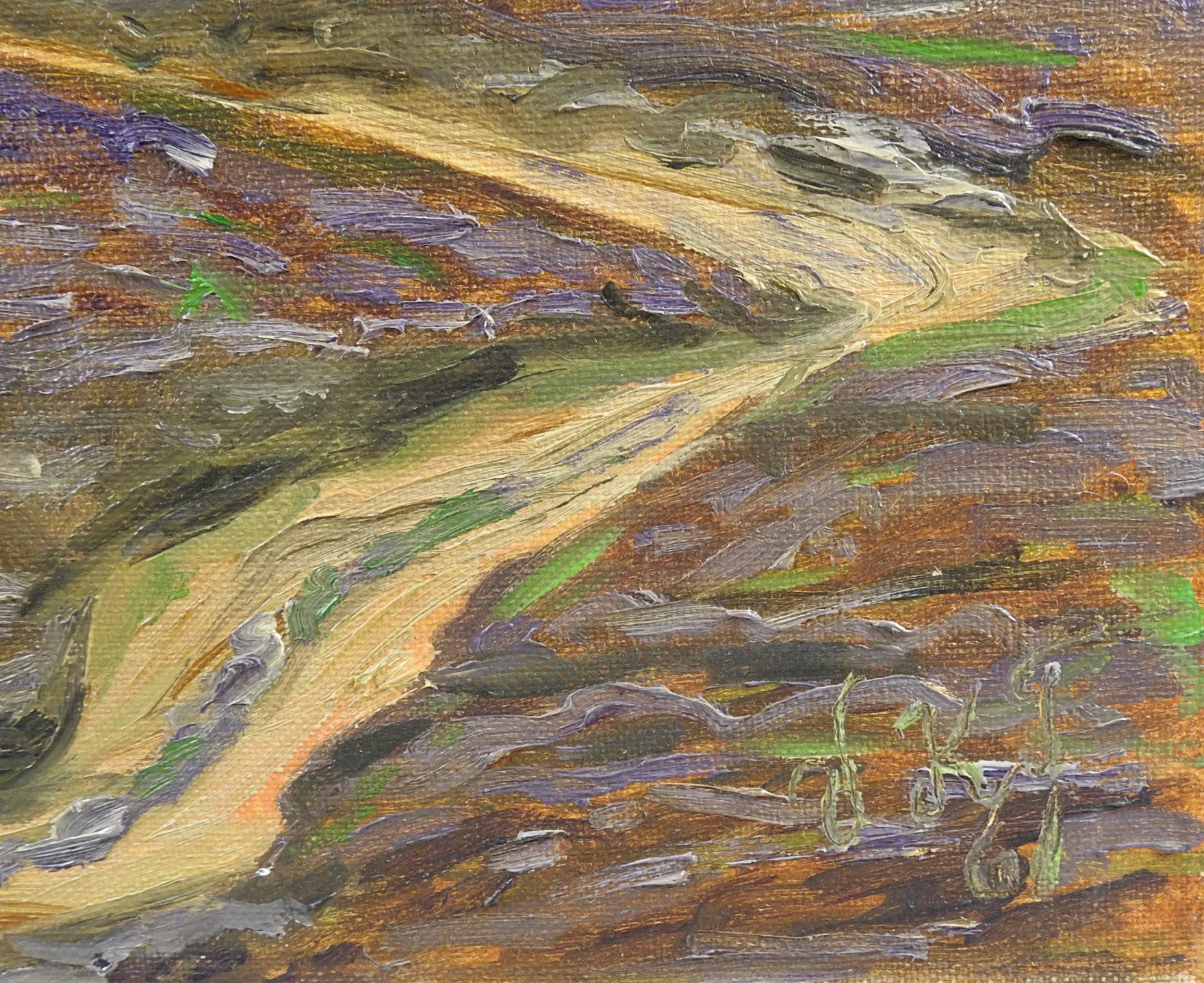 Haervejen Denmark Plein Air Landscape Painting