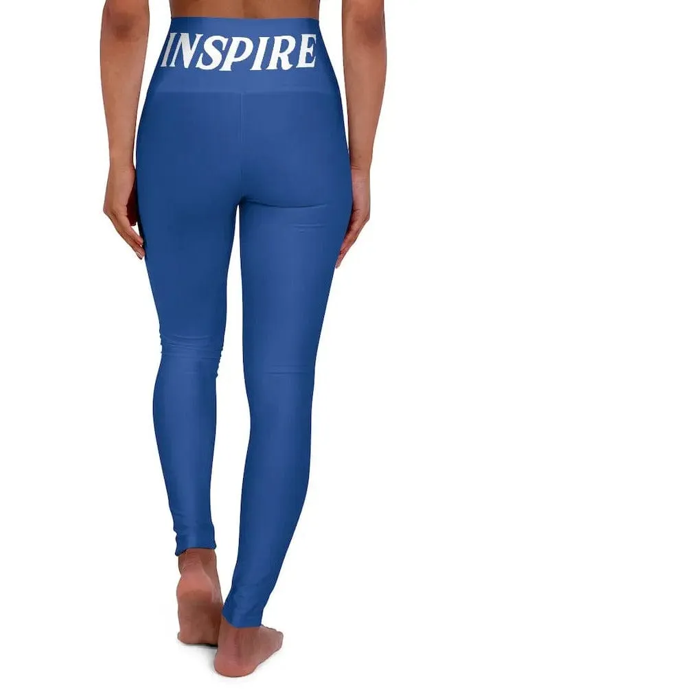 High Waisted Yoga Pants " INSPIRE "