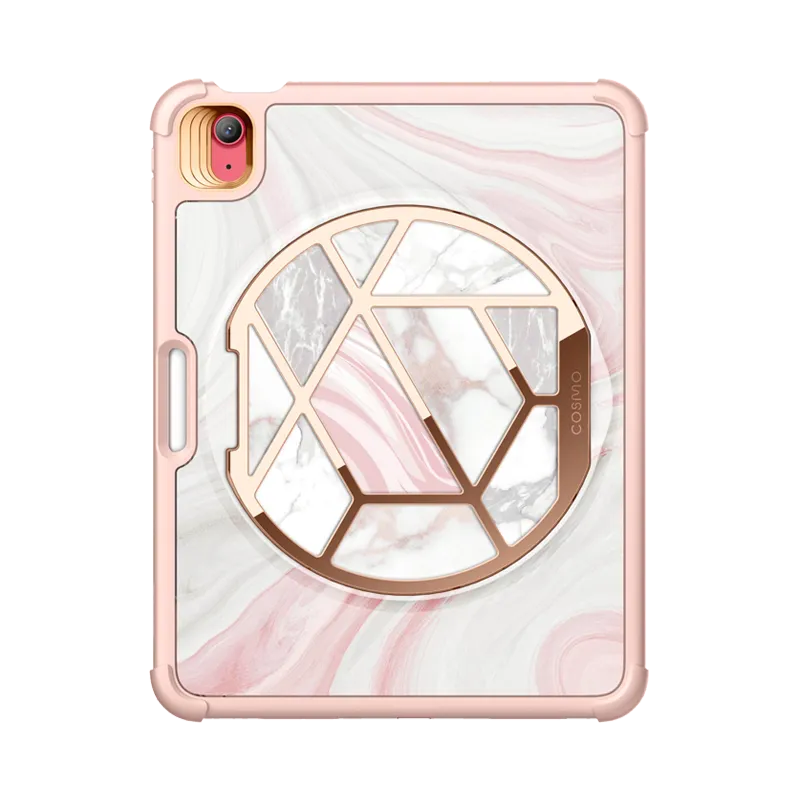 iPad 10.9 inch (2022) Cosmo Case-Marble Pink